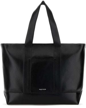 McQueen Tote Bags - Negro