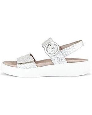 Gabor Plateau Sandal - Weiß