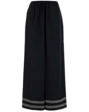Bode Wide Trousers - Noir