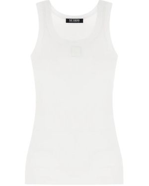 Raf Simons Sleeveless Tops - Blanco