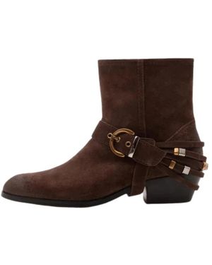 PINKO Cowboy Boots - Marron