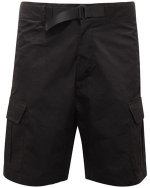 AFTER LABEL Mosca Bermuda Cargo Shorts - Schwarz