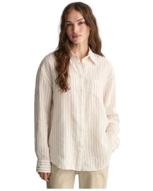 GANT Shirts - Natural
