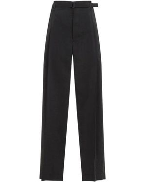 Lemaire Braune seidenhose eleganter stil - Schwarz