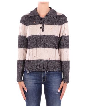 SOLOTRE Round-Neck Knitwear - Blue
