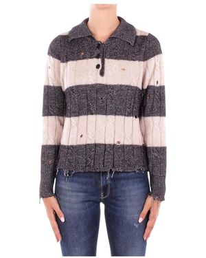 SOLOTRE Truien & Vesten ,Veelkleurig ,Round-Neck Truien - Blauw