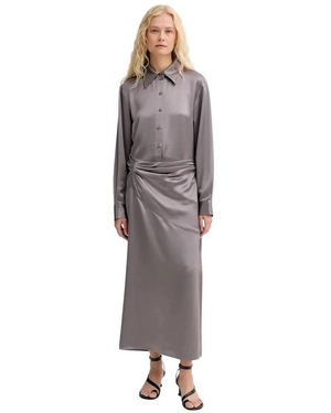 Isabelle Blanche Shirt Dresses - Gris