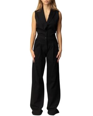 Manila Grace Jumpsuits - Negro