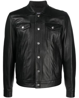 DSquared² Leather Jackets - Negro