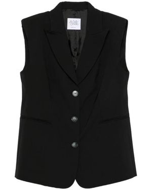 LE SULLY STUDIO Jassen ,Zwart ,Leer Vest