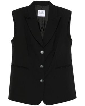 LE SULLY STUDIO Waistcoats - Black