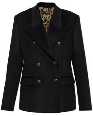 Dolce & Gabbana Cashmere Blazer - Zwart