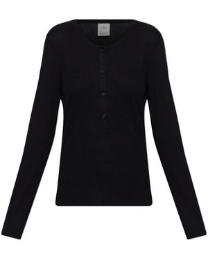 Munthe Long Sleeve Tops - Black