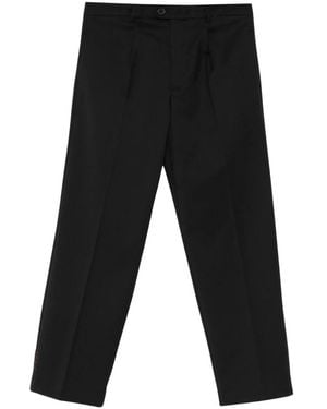 Amaranto Cropped Trousers - Black