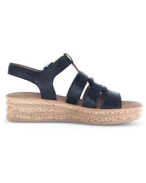 Gabor Flat Sandals - Bleu