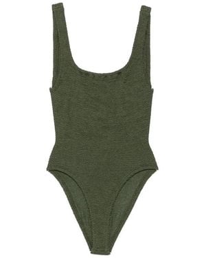 Hunza G Square Neck Swim - Groen