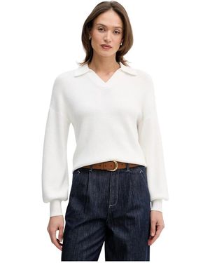 MARC AUREL V-Neck Knitwear - Blanco