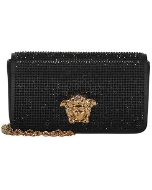 Versace Cross Body Bags - Black