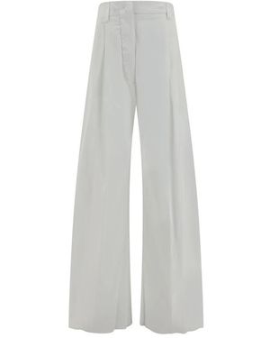 Thelatest Wide Trousers - Grigio