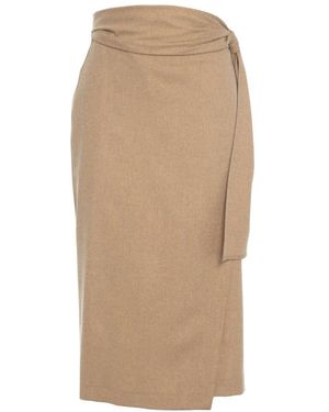 Ottod'Ame Midi Skirts - Naturel