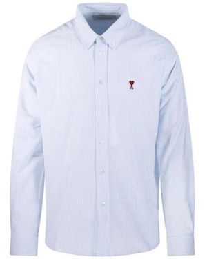 Ami Paris Overhemden ,Blauw ,Ami Shirts