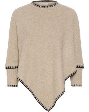 Cream Strickumhang - Natur