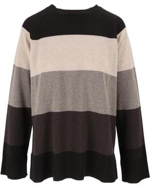 Kangra Round-Neck Knitwear - Marrón