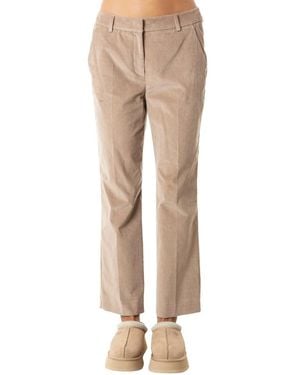 Weekend by Maxmara Broeken ,Katoen Marruca Cropped Broek - Naturel