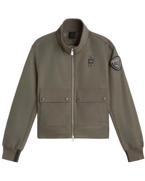 Blauer Bomber Jackets - Vert