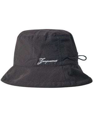 Jacquemus Le Bob Baluchon Bucket Hat - Zwart
