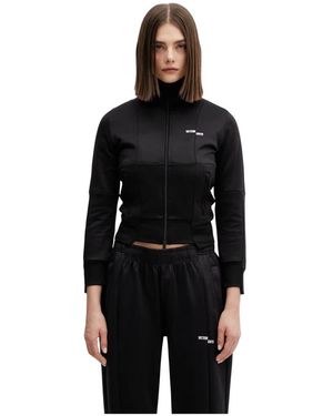Vetements Sweatshirt Met Rits En Logodetail - Zwart
