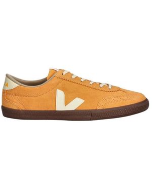 Veja Schoenen ,Bruin ,Suède Volley Suede