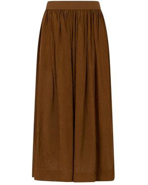 Uma Wang Maxi Skirts - Marrón