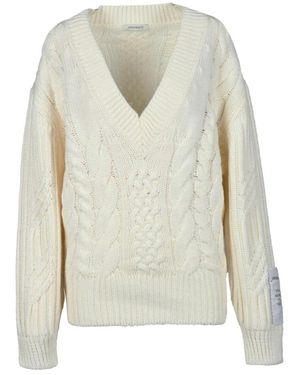 hinnominate V-Neck Knitwear - Bianco