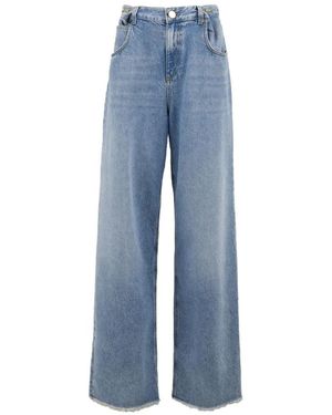 Gaelle Paris Wide Jeans - Blue