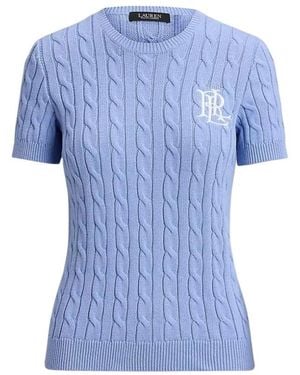 Ralph Lauren Round-Neck Knitwear - Azul