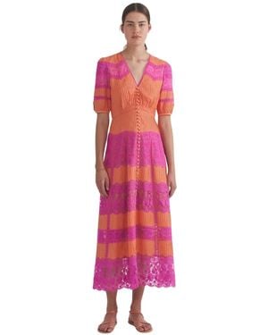 Saloni Maxi Dresses - Pink