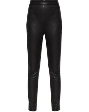 Balmain Leather Trousers - Noir