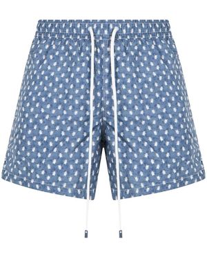 Fedeli Badmode ,Blauw ,Polyester Madeira Zwemshorts