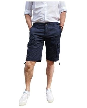 Aeronautica Militare Casual Shorts - Blue