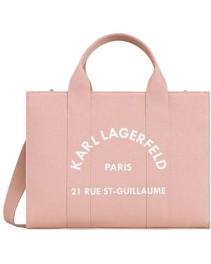 KARL LAGERFELD Shopping Bags - Pink