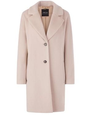 Marc Cain Single-Breasted Coats - Rosa