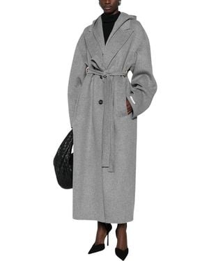 Sportmax Belted Coats - Gris