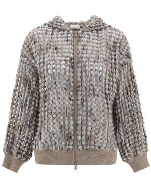 Brunello Cucinelli Zip-Throughs - Grijs