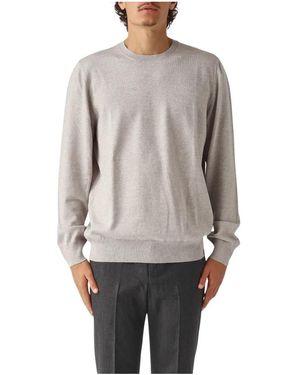 Fay Round-Neck Knitwear - Gris