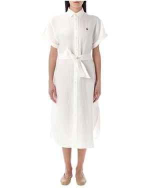 Ralph Lauren Shirt Dresses - Bianco