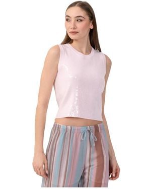 Kocca Sleeveless Tops - Purple