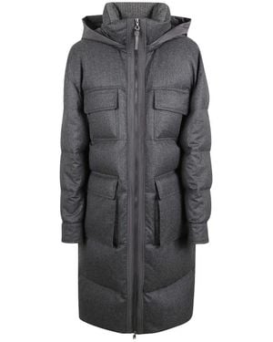 Brunello Cucinelli Down Coats - Grey