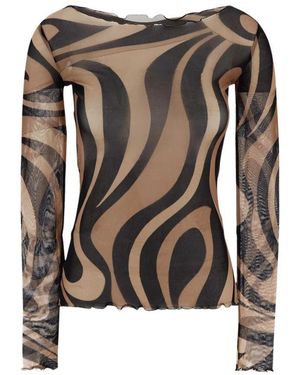 PUCCI Damenmode T-Shirt - Braun