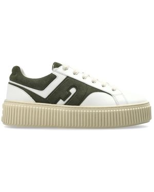 Furla Schoenen ,Wit ,Leer Sky Sneakers - Groen